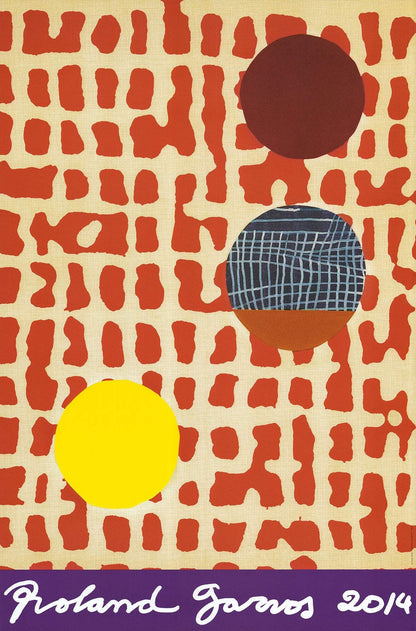 Juan Usle Roland Garros French Open " Poster Contemporary Red Par