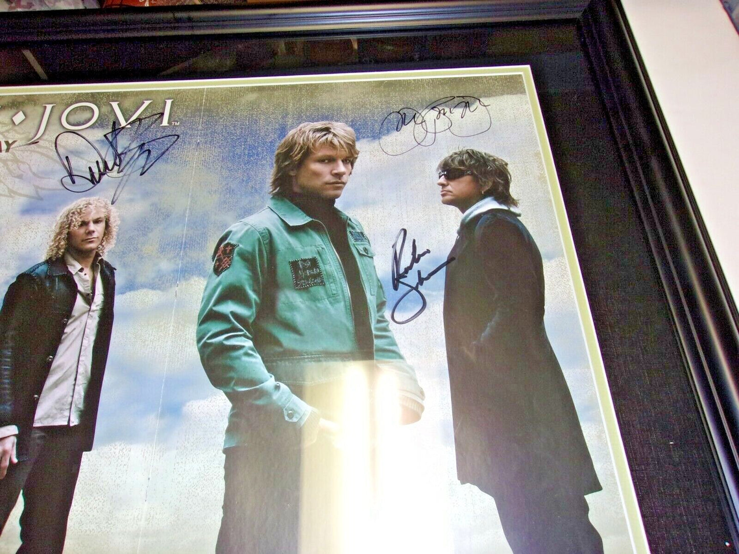 Jon Bon Jovi,Richie Sambora +2 Full Band W/Coa