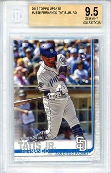 Fernando Tatis Jr. 2019 Topps Update Series Rookie Card #Us56 (Bgs Gem Mint 9.5)
