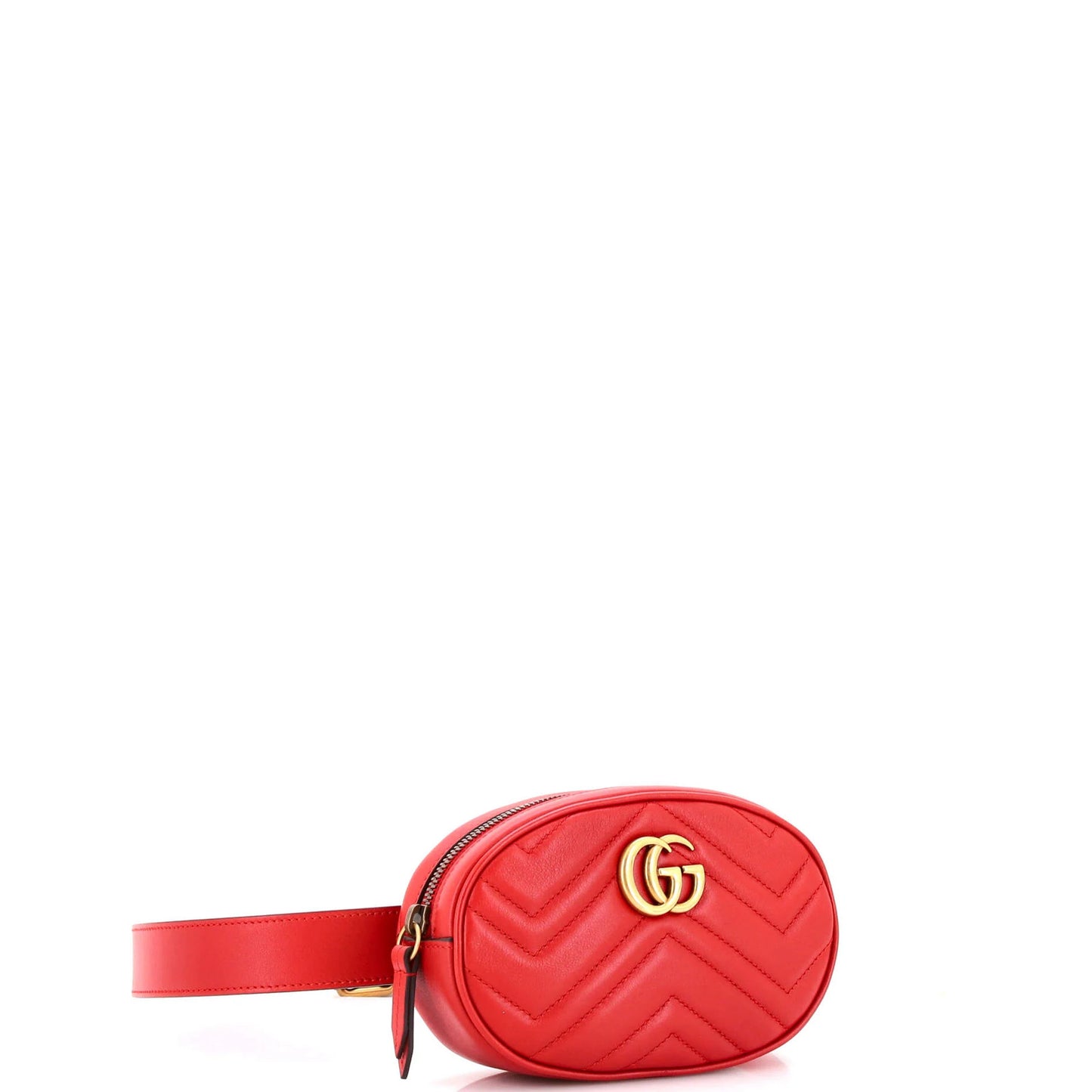 Gucci Gg Marmont Belt Bag Matelasse Leather