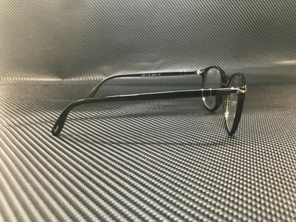 PERSOL PO3007V 95 Black Round Men's 50 mm Eyeglasses