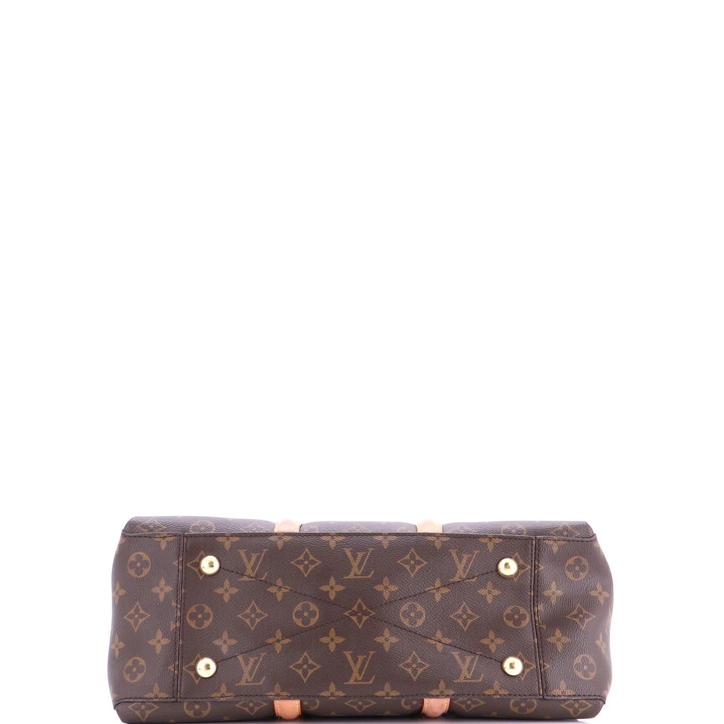 Louis Vuitton Soufflot Tote Monogram Canvas With Leather Mm