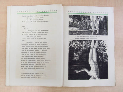 Fragments Du Narcisse By Paul Valry First Edition, 1947, Paris