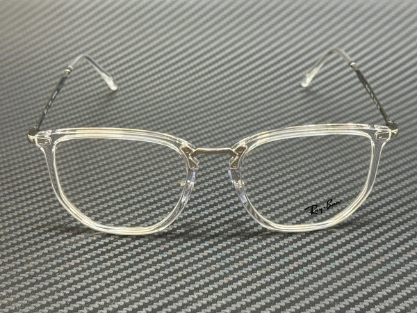 RAY BAN RX4451V 2001 Transparent Silver Unisex 50 mm Eyeglasses