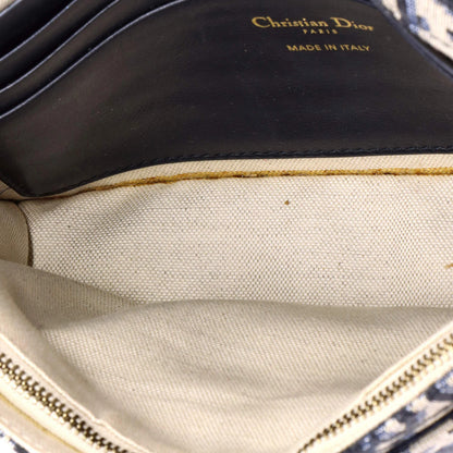 Christian Dior Saddle Chain Clutch Oblique Canvas