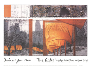 Javacheff Christo The Gates, The Official Poster