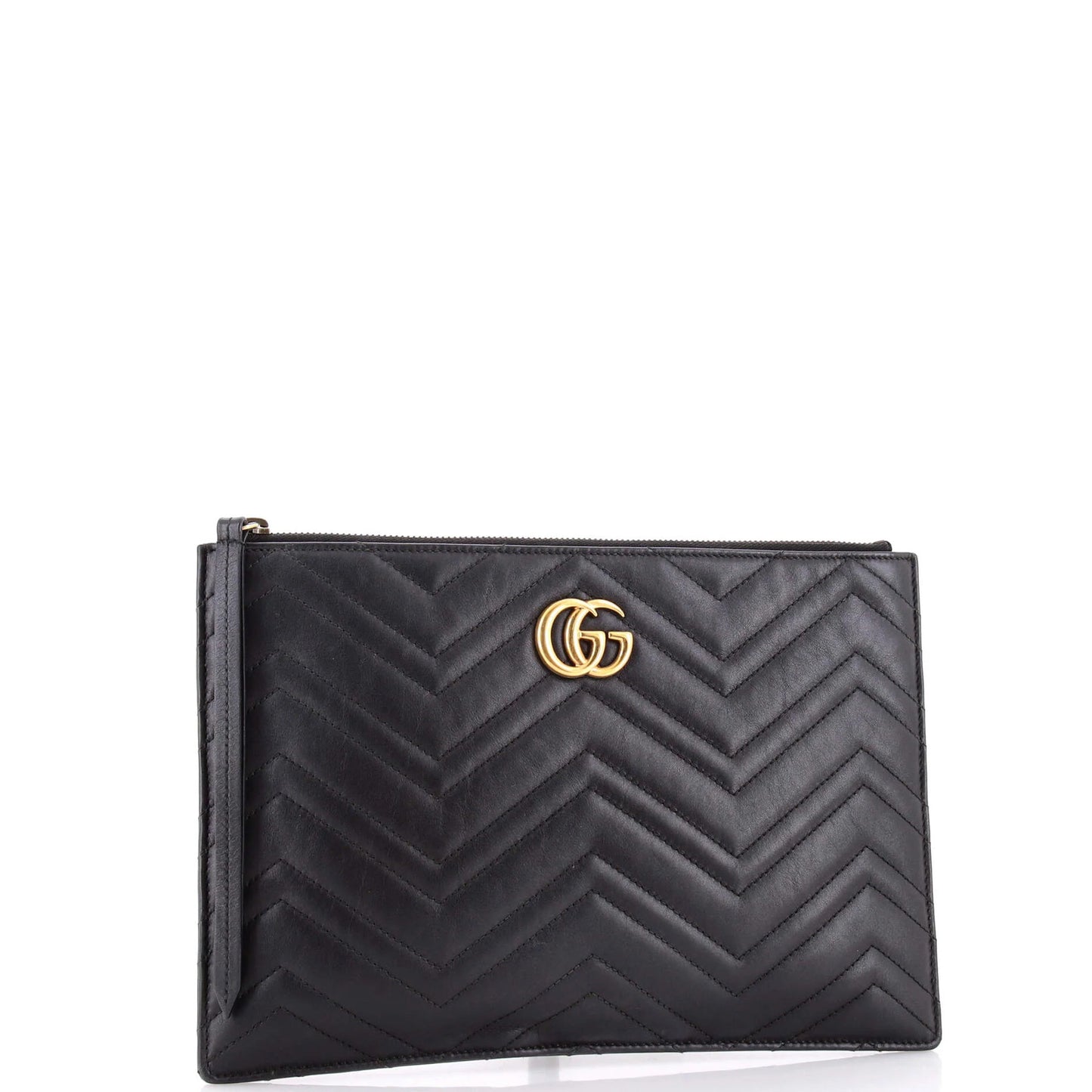Gucci Gg Marmont Clutch Matelasse Leather