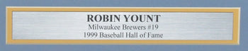 Robin Yount Hof Autographed 16X20 Photo Milwaukee
