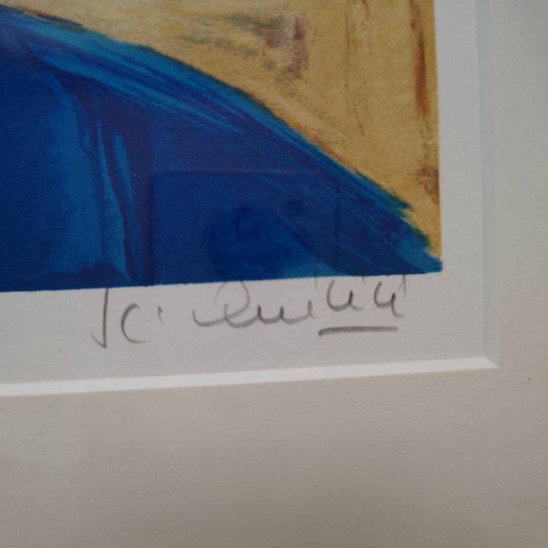 Jean Claude Quilici (French) Original Serigraph Print Pencil Signed Framed