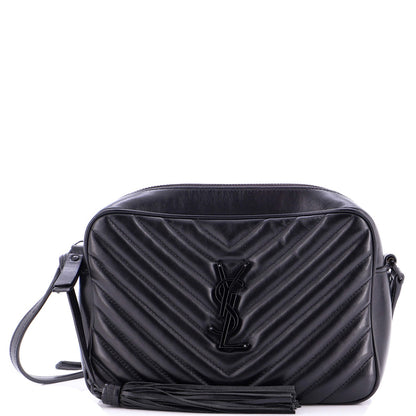 Saint Laurent Lou Camera Bag Matelasse Chevron Leather Small