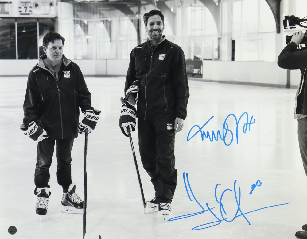 Henrik Lundqvist & Michael J. Fox Dual