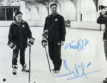 Henrik Lundqvist & Michael J. Fox Dual