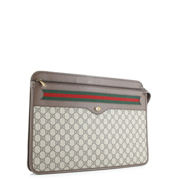 Gucci Ophidia Documents Holder Gg Coated Canvas Large