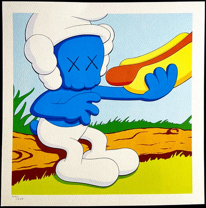 Kaws Lithograph Coa Numbered Limited Certified Mori Museum