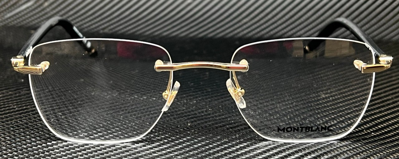 MONT BLANC MB0274O 001 Black Men's Large 53 mm Eyeglasses