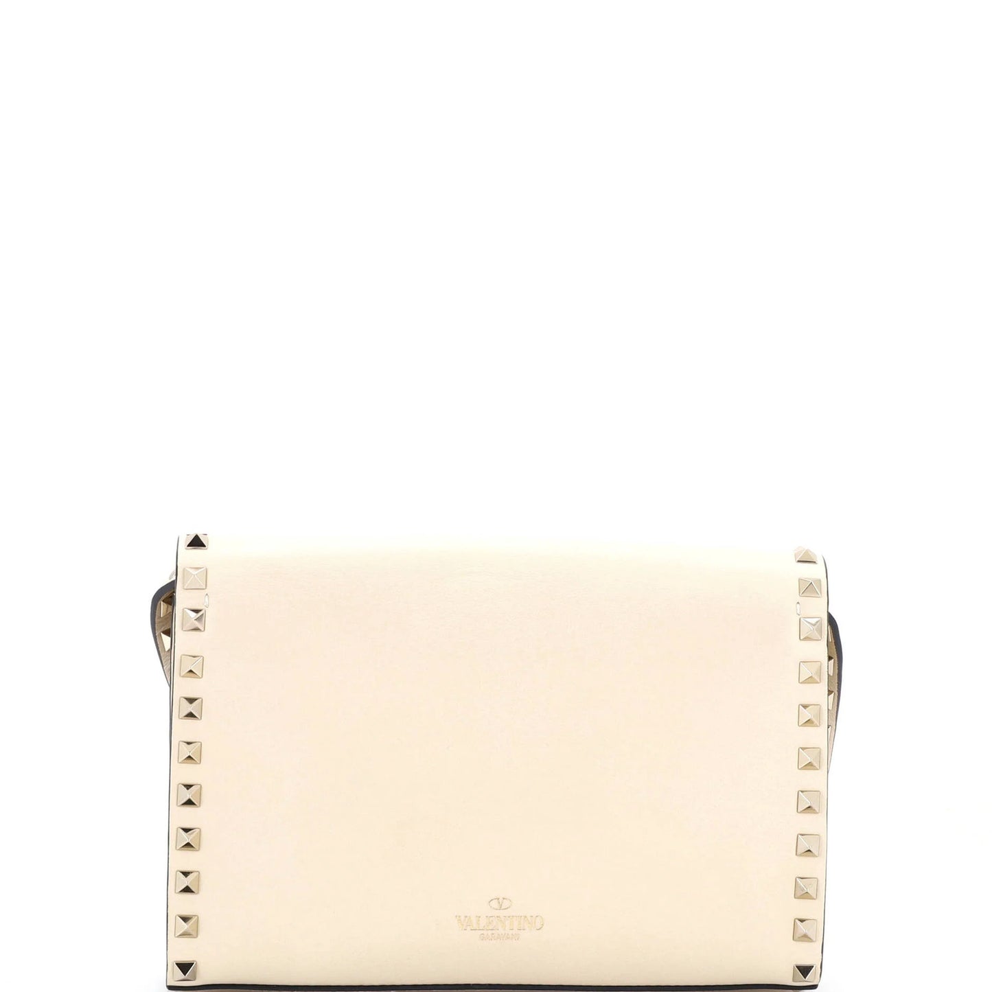 Valentino Garavani Rockstud Flip Lock Flap Bag Leather Medium