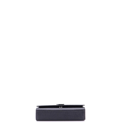 Saint Laurent Classic Monogram Crossbody Bag Grainy Leather Small