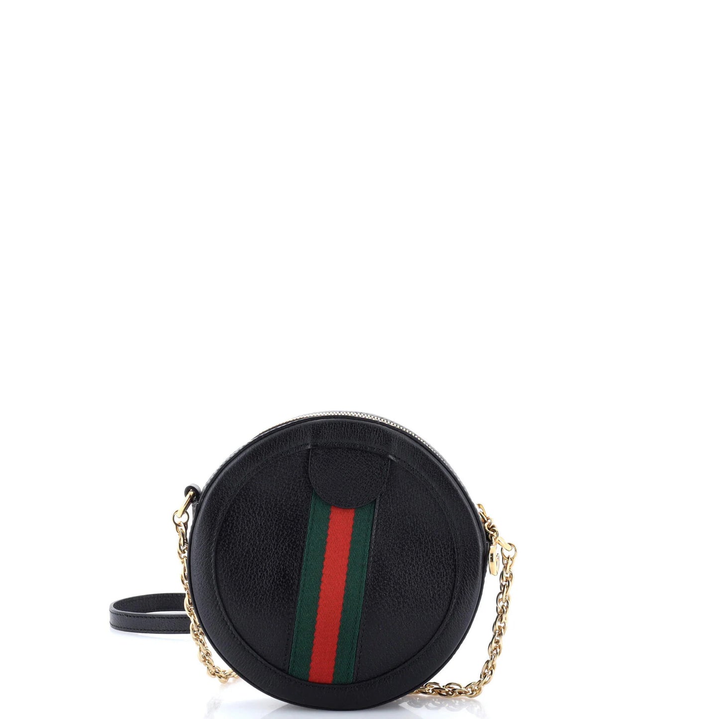 Gucci Ophidia Round Shoulder Bag Leather Mini