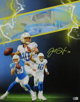Justin Herbert La Chargers Signed/Autographed