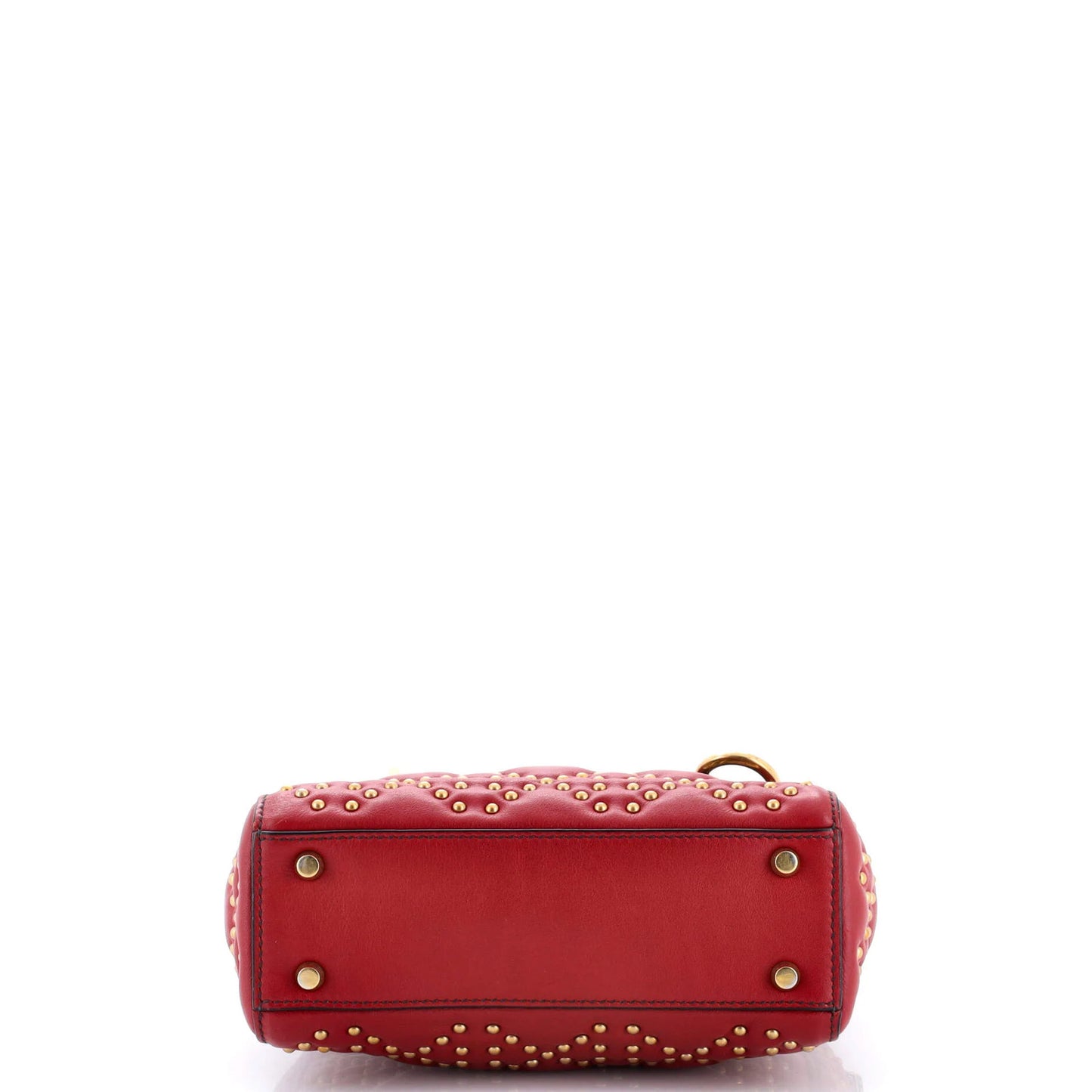 Christian Dior Supple Lady Dior Bag Cannage Studded Lambskin Mini