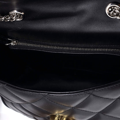 Gucci Deco Chain Flap Bag Mixed Matelasse Leather Small