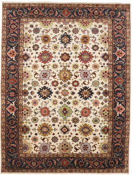 Handmade Vintage Oriental Rug Classic Design