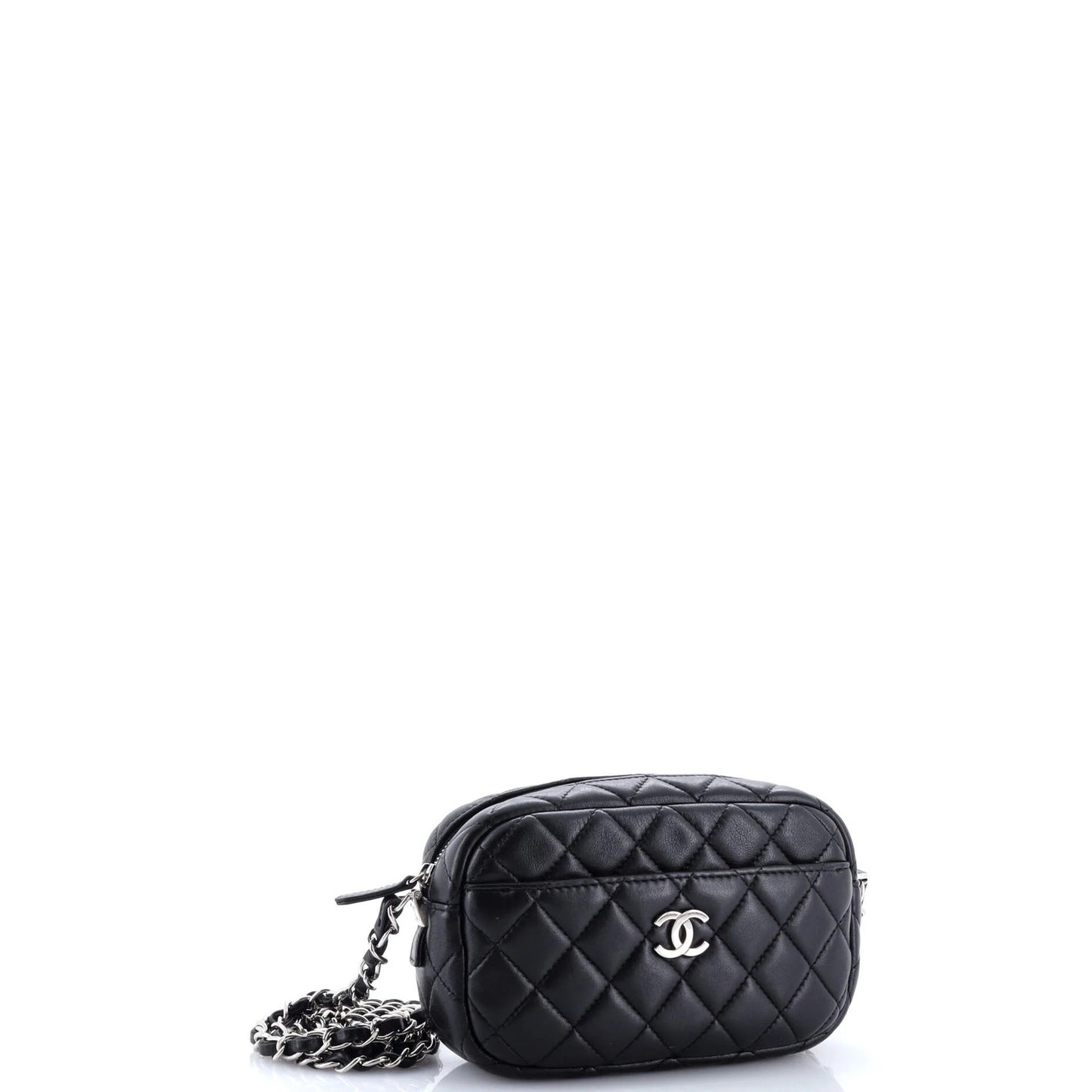 Chanel Camera Case Bag Quilted Lambskin Mini