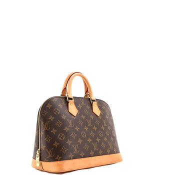 Louis Vuitton Alma Handbag Monogram Canvas Pm