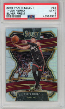 Tyler Herro 2019 Panini Select #63 Silver Prizm