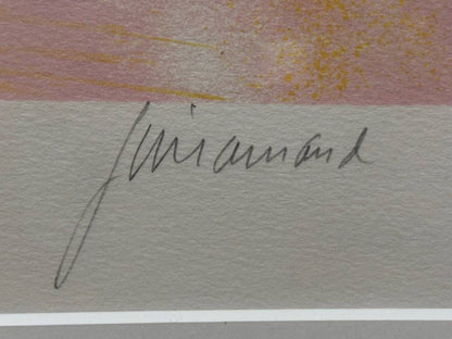 Paul Guiramand "Evening Stable With Horses" Lithograph Signed 203/220