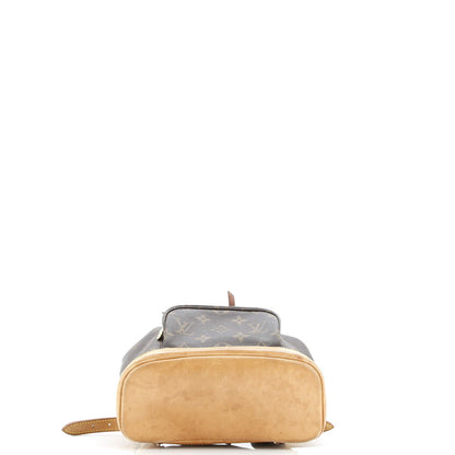 Louis Vuitton Vintage Montsouris Backpack Monogram Canvas Pm