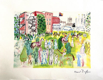 Raoul Dufy Lithograph Coa Museum Numbered By Hand Limited Signed Museum