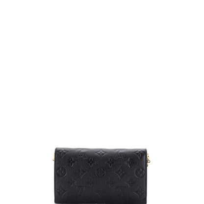 Louis Vuitton Vavin Chain Wallet Monogram Empreinte Leather