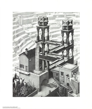 Surrealism M.C. ESCHER Waterfall 25.75