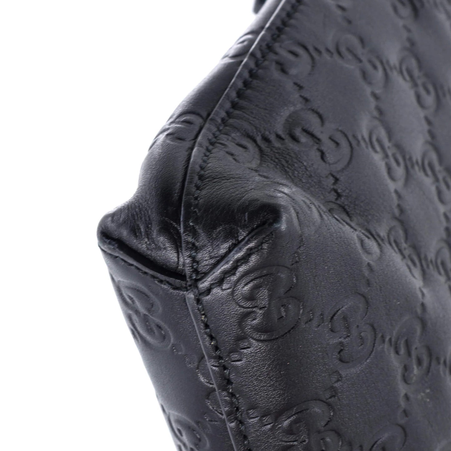 Gucci Signature Soft Wristlet Guccissima Leather