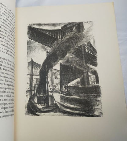 Paul Morand New-York 1931 W/ 30 Lithographs By Adriaan Lubbers Limited Edition