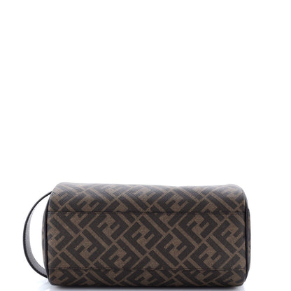 Fendi Toiletry Case With Handle Zucca Coated Canvas Medium