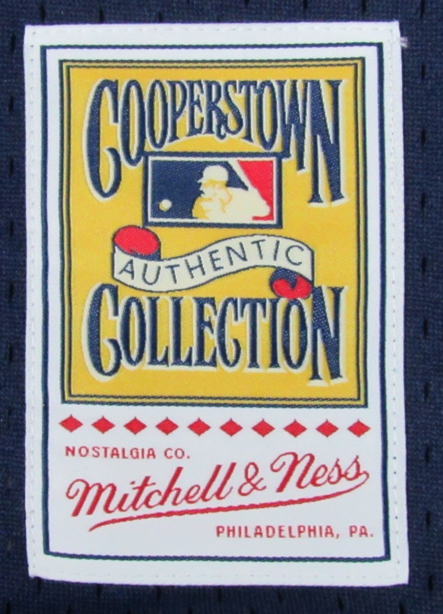 Jeff Bagwell Hof Autographed Mitchell & Ness Blue