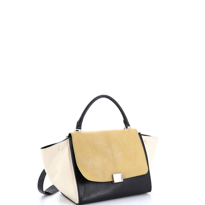 Celine Tricolor Trapeze Bag Leather Medium