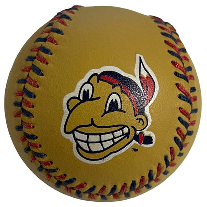 Bob Feller Hof 62 Autographed 1948 Cleveland Indians Commemorative Baseball