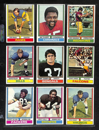 1974 Topps Football Card Complete Set (1-528) Bradshaw Hannah Rc Staubach 197448