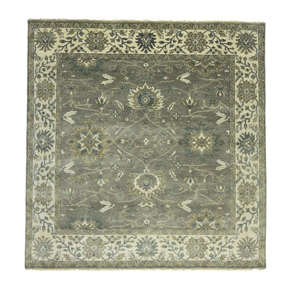 Oriental Peshawar Osh Chobi Large Square Rug