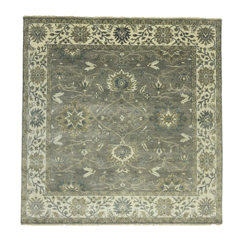 Oriental Peshawar Osh Chobi Large Square Rug