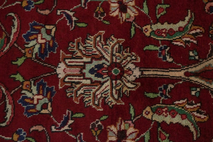 Vintage Handmade Wool Oriental Rug Classic Floral