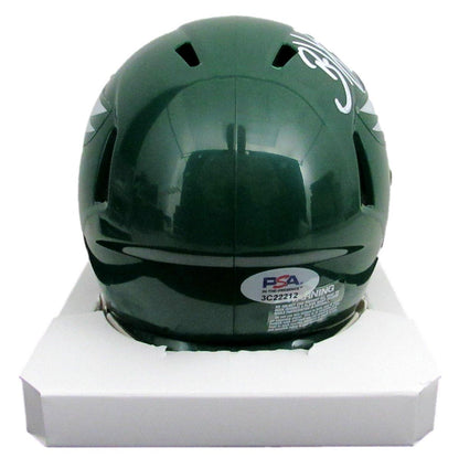 Brian Dawkins Hof Signed Eagles Kelly Green Mini