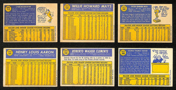 1970 Topps Baseball Card Complete Set (1-720)