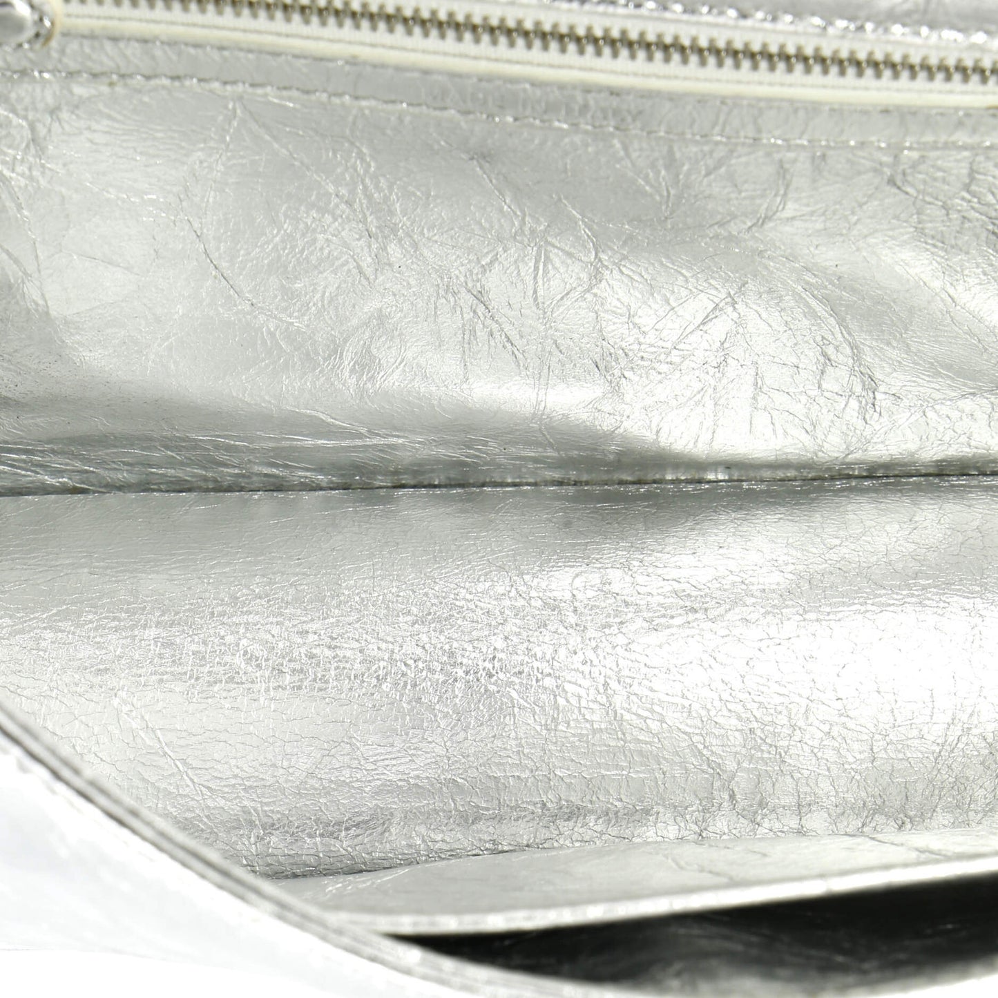 Christian Dior Diorama Clasp Flap Bag Crinkled Lambskin Small