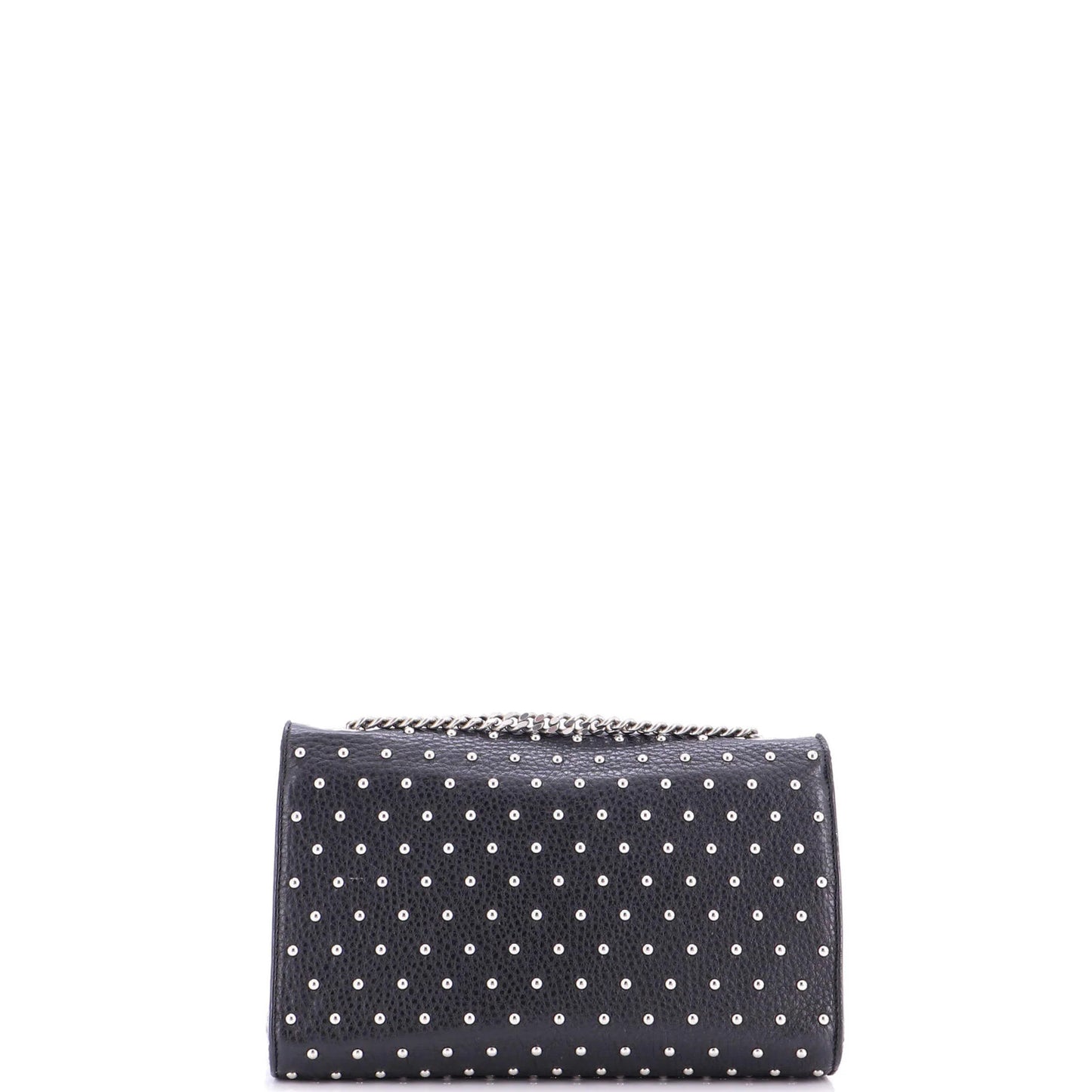 Gucci Miss Bamboo Shoulder Bag Studded Leather Medium