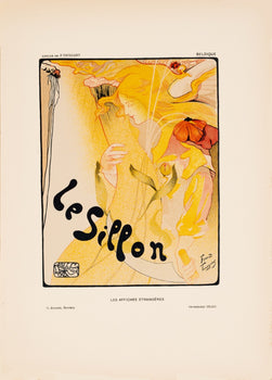 Fernand Toussaint Le Sillon Original 1896 Chaix Lithograph Affiches Trangeres