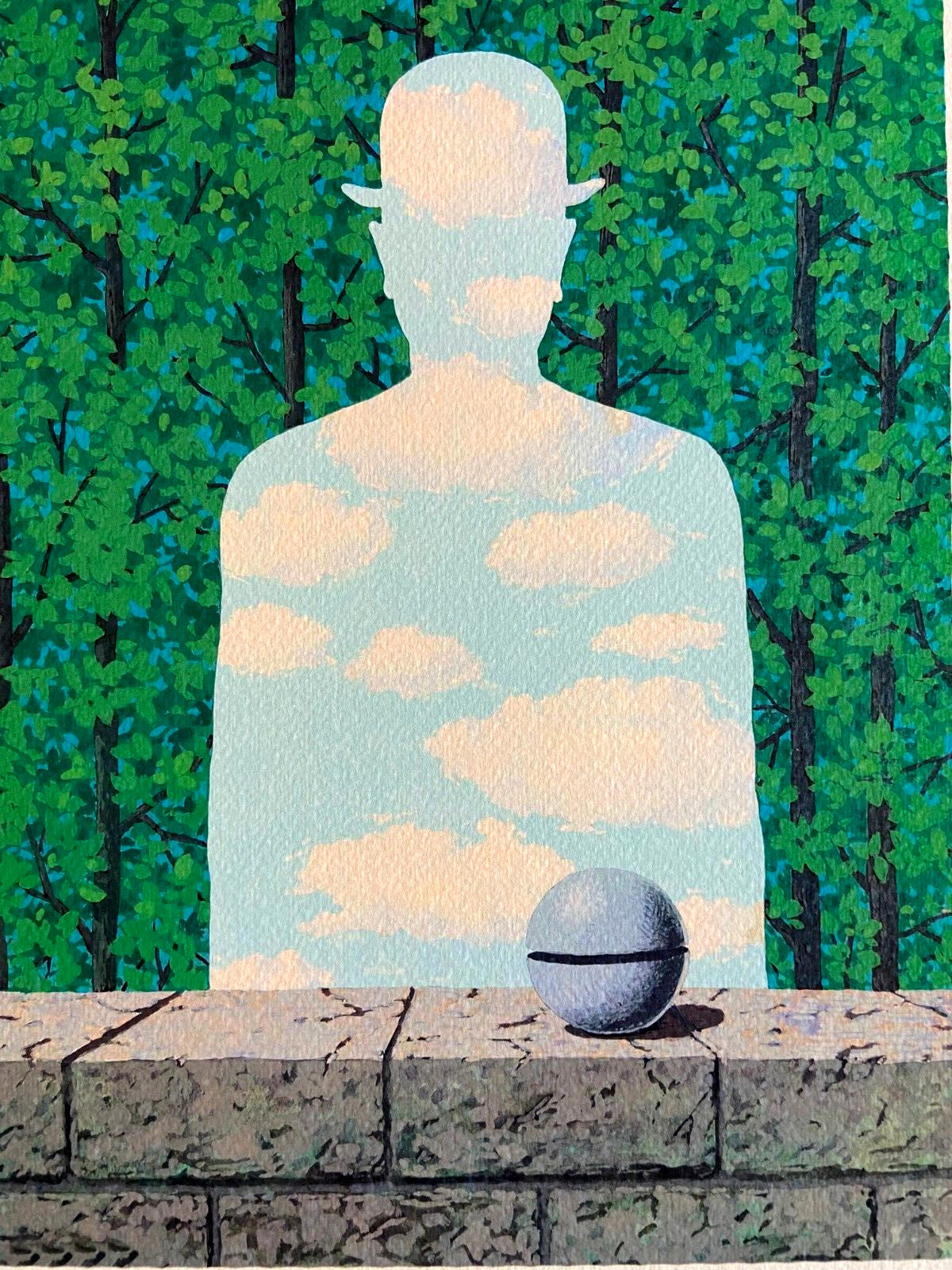 Ren Magritte Lithograph Coa Signed Numbered Hand Limited